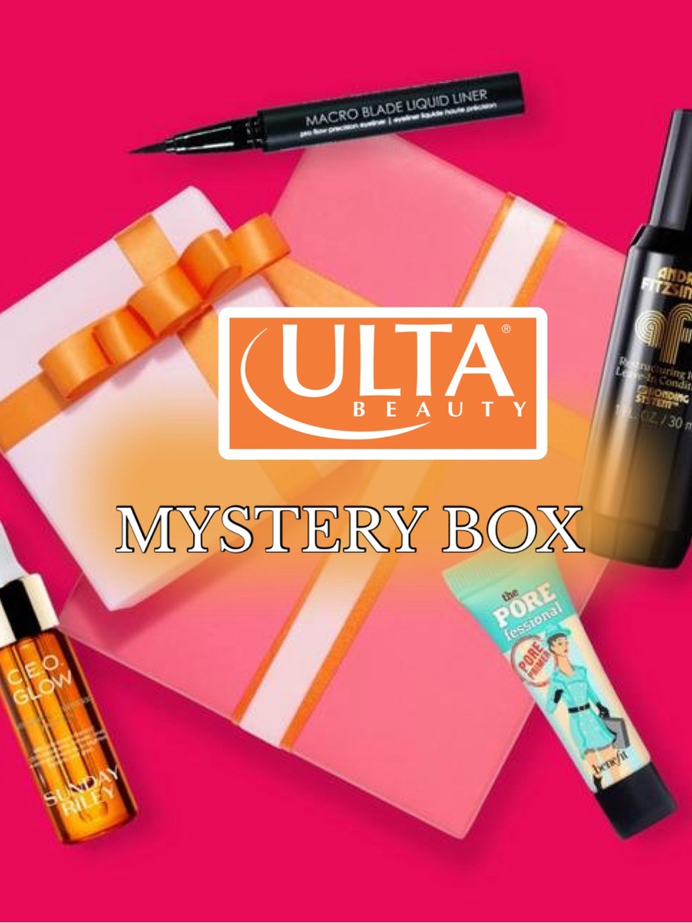 ULTA Mystery Makeup beauty box Surprise gift wrapped full size products NWT